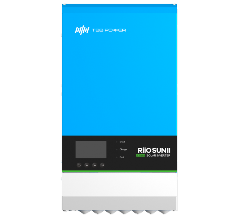 Buy the 8kVA TBB RIO Sun II Hybrid Inverter in Kenya for reliable, high-capacity solar power management. Ideal for homes and businesses with higher energy demands.