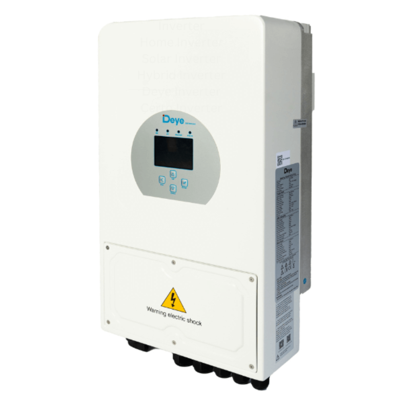 Buy the Deye 5kW Hybrid Inverter for efficient, reliable solar power. Ideal for homes and small businesses using solar, battery, and grid energy.