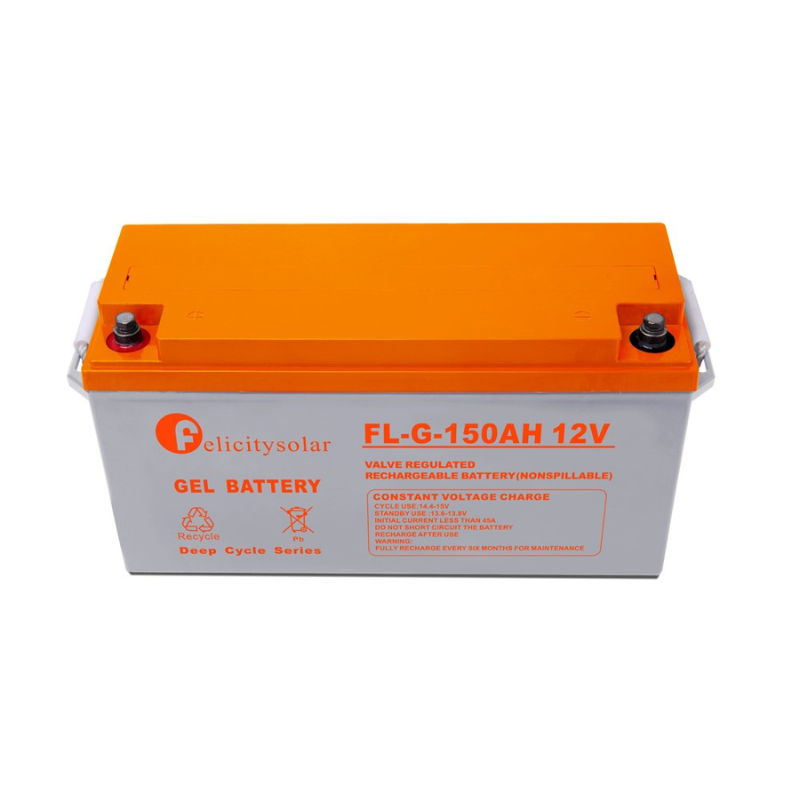 Buy Felicity 150Ah solar battery in Kenya for dependable deep-cycle energy storage. Ideal for medium-sized homes and businesses needing consistent solar backup power.