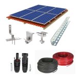 igh-quality solar power accessories in Kenya from Happy Solar, including batteries, inverters, charge controllers, cables, and mounting solutions for efficient solar systems.