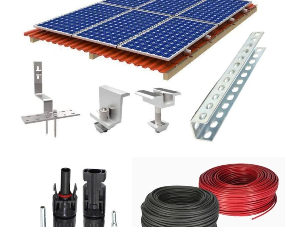 igh-quality solar power accessories in Kenya from Happy Solar, including batteries, inverters, charge controllers, cables, and mounting solutions for efficient solar systems.