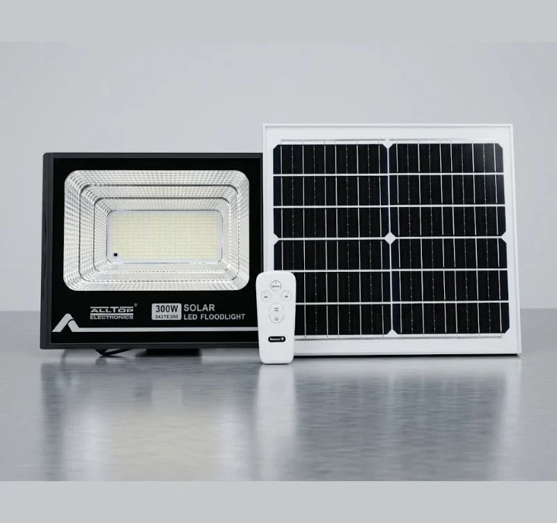 Buy Alltop 300W Solar Flood Light in Kenya for reliable outdoor security lighting. Ideal for homes, farms, parking areas, businesses, compounds and driveways.